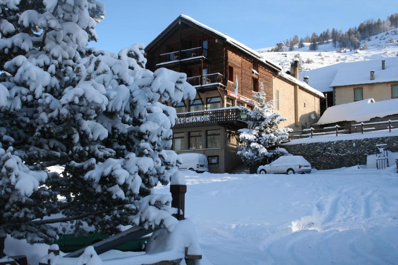 Hotel Le Chamois Logis Molines-en-Queyras Exterior foto