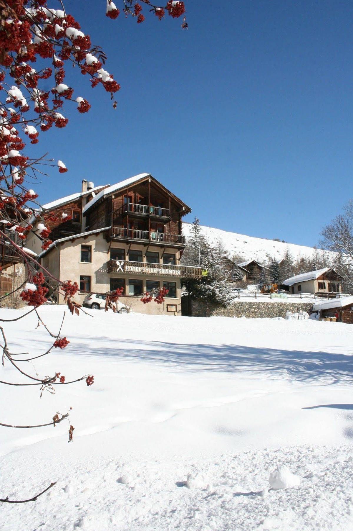 Hotel Le Chamois Logis Molines-en-Queyras Exterior foto